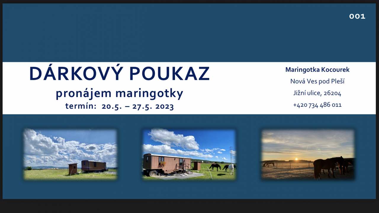 Cabin Maringotka Kocourek Nová Ves pod Pleší