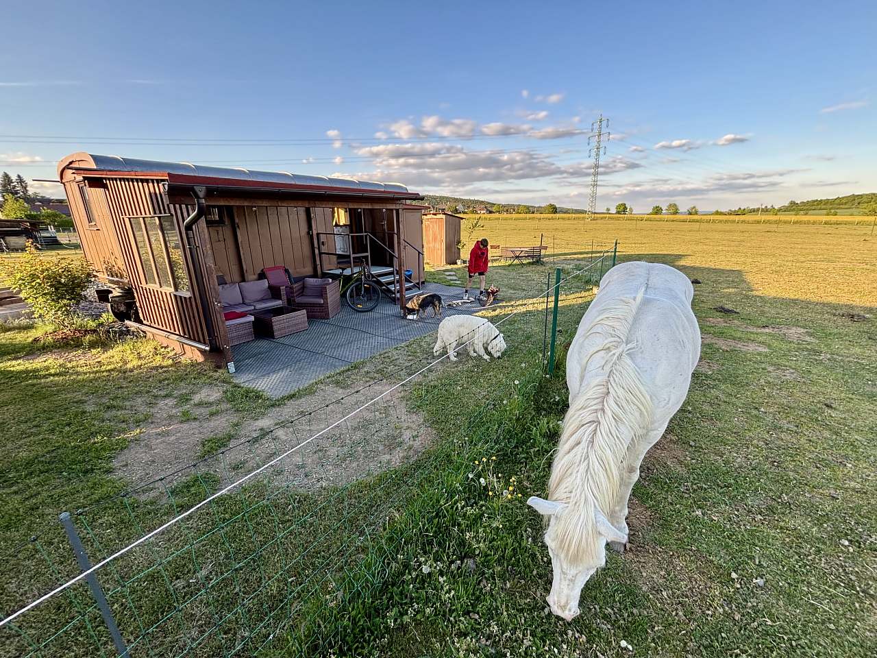 Cabin Maringotka Kocourek Nová Ves pod Pleší