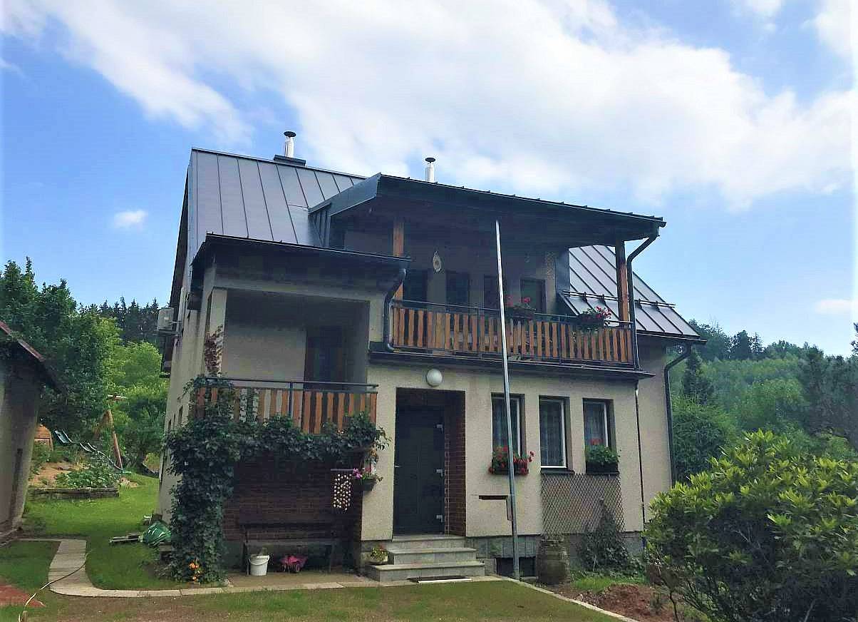 Accommodation v rodinném domě se zahradou Písečná u Žamberka