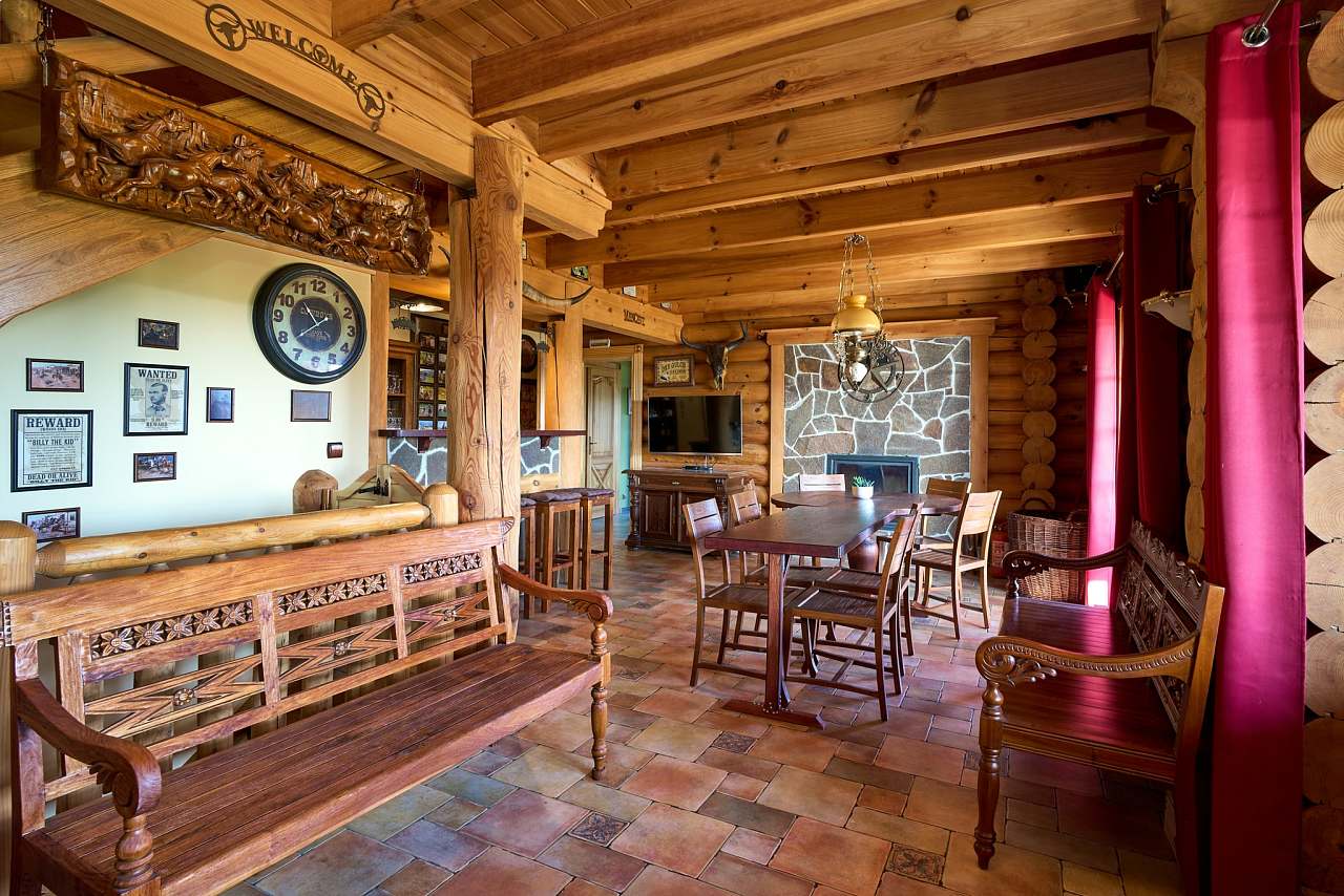 Log Cabin Ranč v Buši Čím