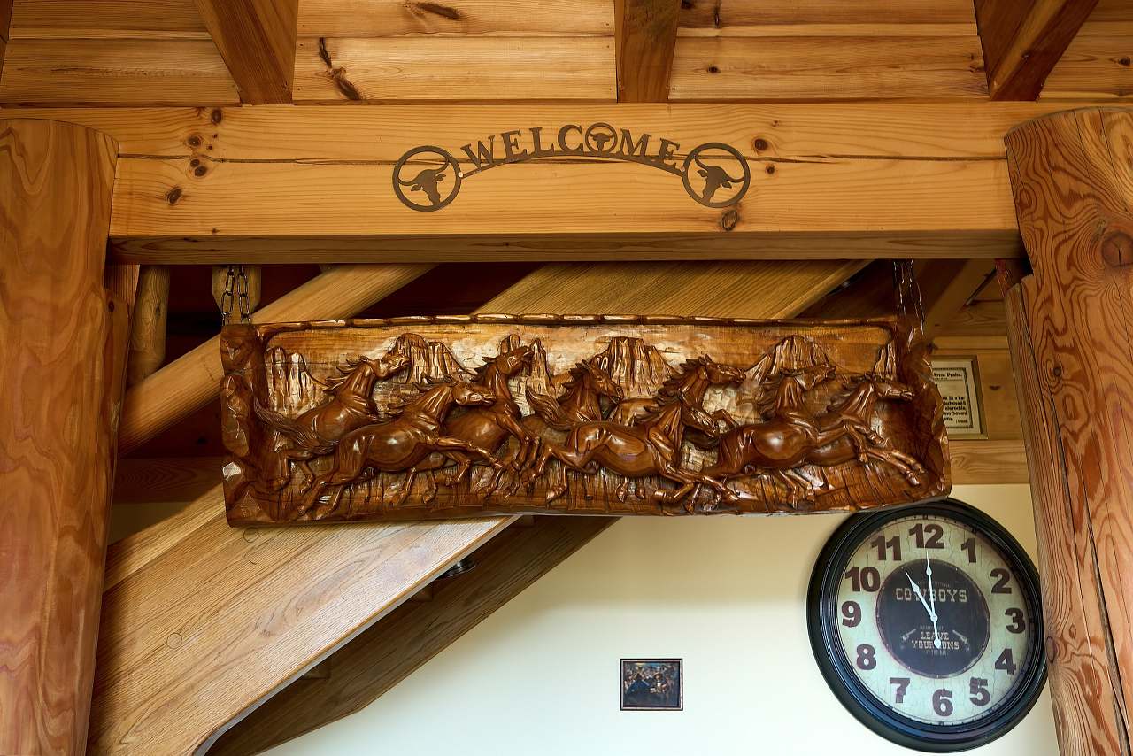 Log Cabin Ranč v Buši Čím