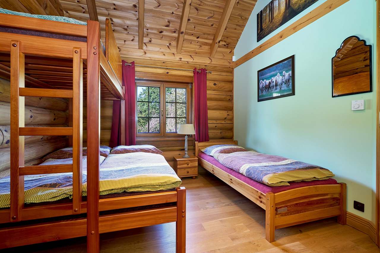 Log Cabin Ranč v Buši Čím