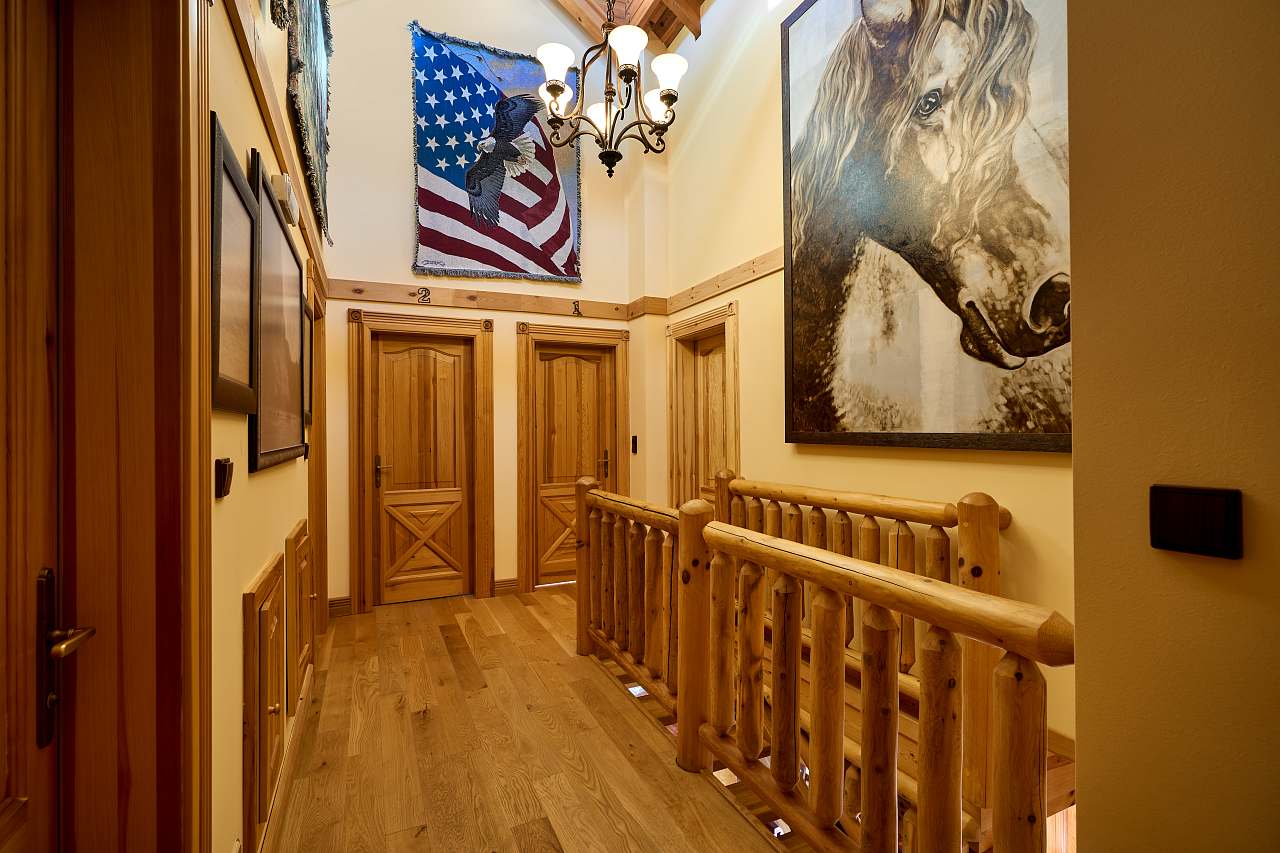 Log Cabin Ranč v Buši Čím