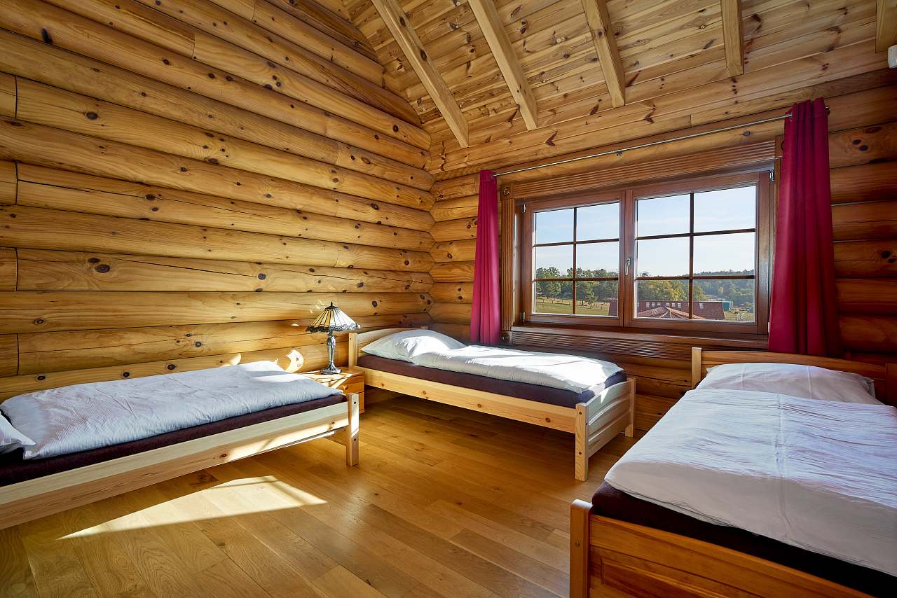 Log Cabin Ranč v Buši Čím
