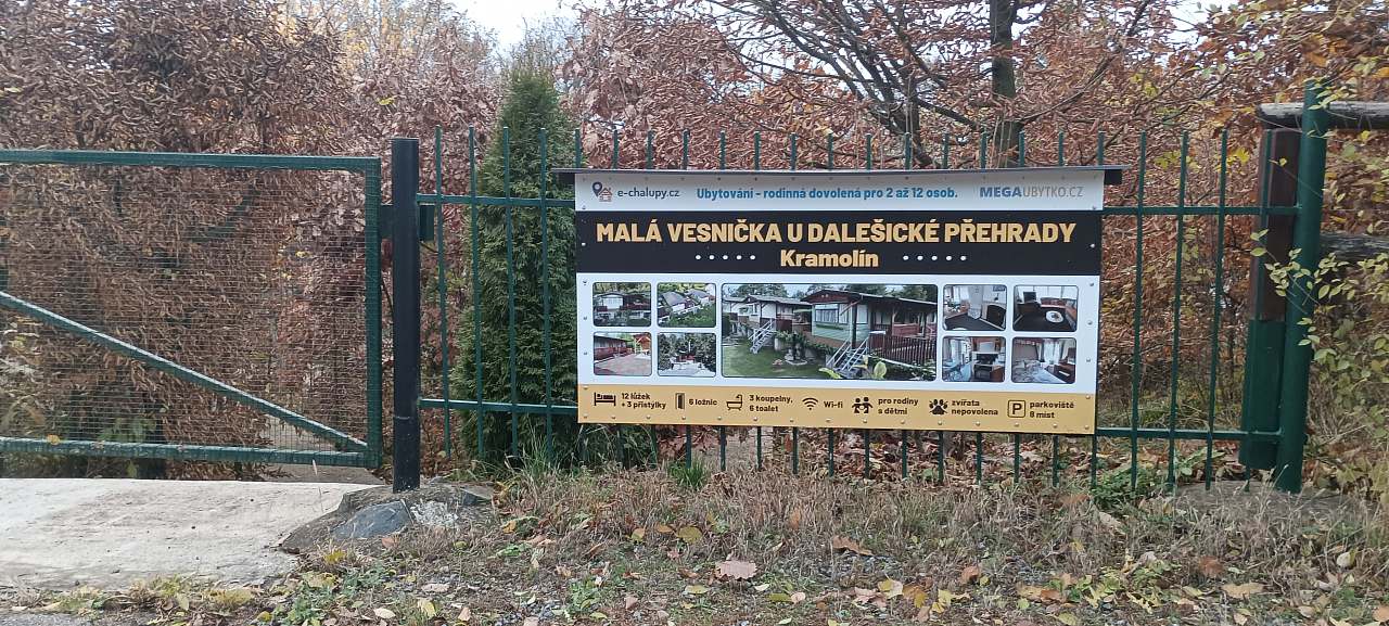 Cabin Malá vesnička Dalešická přehrada Kramolín