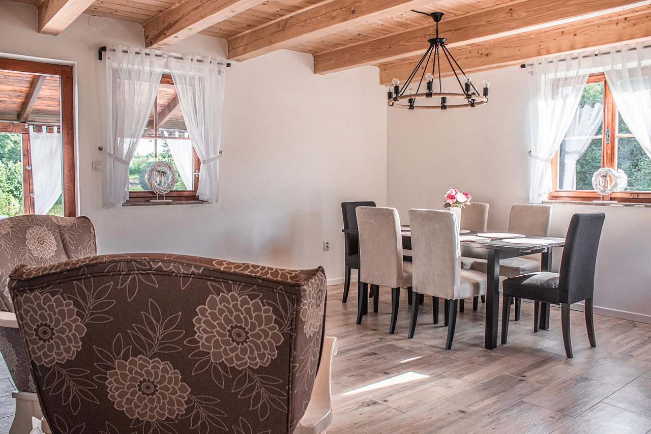 Cabins na rybníku Slávek Lžín
